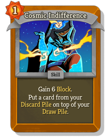 Cosmic Indifference