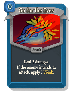 Go for the Eyes