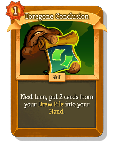 Foregone Conclusion
