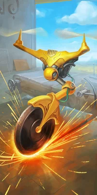 Angle Grinder Drone